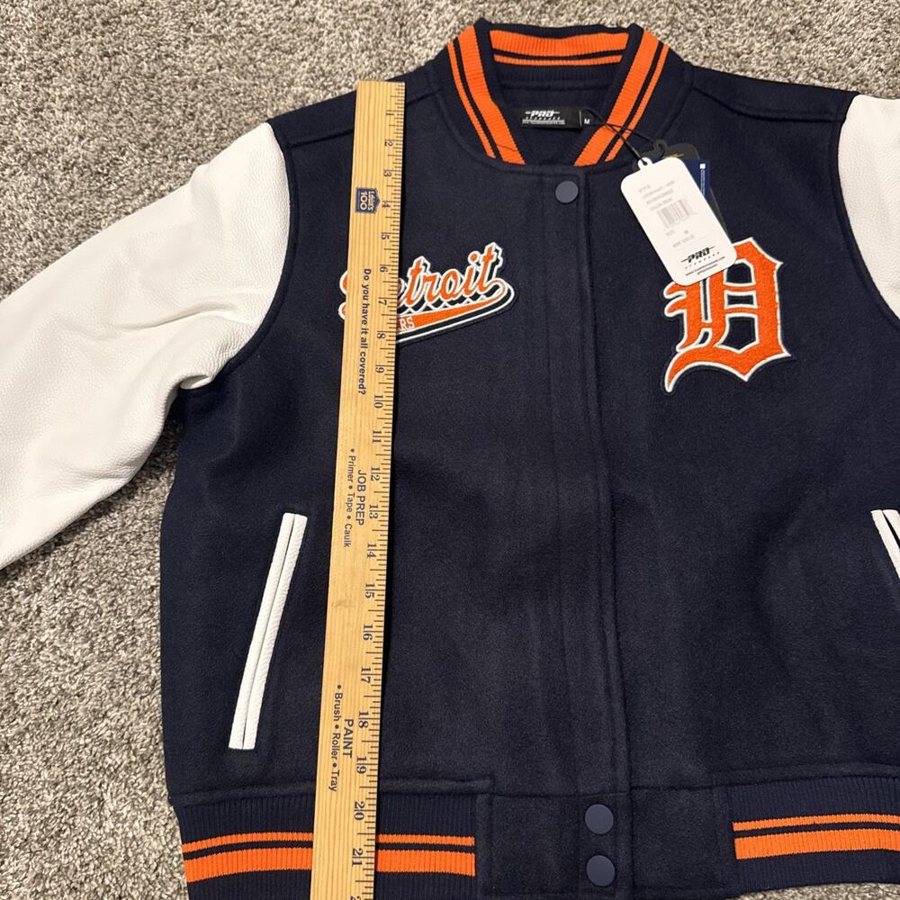 Pro Standard Detroit Tigers MLB Varsity Script Jacket – Womens Size M - Picture 6 of 9